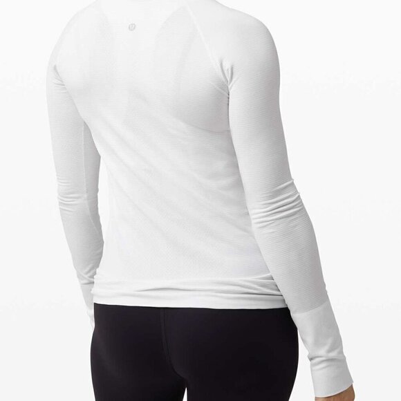 NWT Lululemon Swiftly Tech Long Sleeve 2.0 - 12 White - Picture 2 of 8